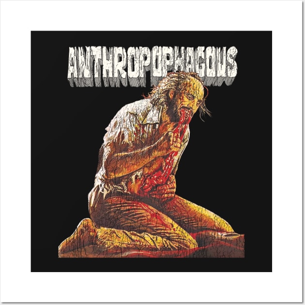 Antropophagus - 80s Cult Classic Horror Wall Art by darklordpug